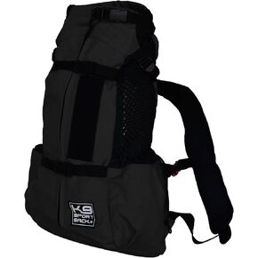 K9 Sport Sack - حقيبة الظهر الحاملة الأصلية للكلاب (متوسطة ، طائرة أسود)