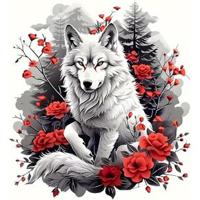 TOPMCYSG Forest Bear Diamond Art Kits for Adults,Landscape 5D Diamond Painting Kits for Beginners,DIY Paint with Round Full Drill Diamond Dots Gem Painting for Adults,Home Wall Decor 13.78x13.78 in