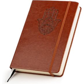 Hamsa Hand Leather Journal