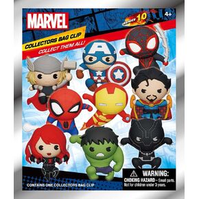 Marvel Classic 3D Foam Bag Clip