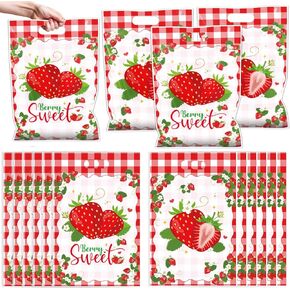 Falueqg Wildflower Theme Goodie Bags - 50 Pcs Reusable Party Favor Bags Wildfloral Gift Bag with Handles Treat Bag for Wedding Birthday Baby Shower Party Supplies Décor