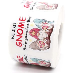 ملصق عمل صغير لطيف ، مضحك نحن فقط Gnome ستحب هذه الملصقات لأظرف البريد شحن عبوة 500 PCS