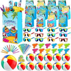Luucio 72 PCS Pool Party Party Favors ، Petch Summer Birthday Party Favors for Kids 3-5 4-8 8-12.