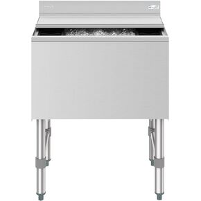KoolMore 36 Inch Commercial Stainless Steel Underbar Ice Bin with Siding Lid, NSF Certified (KM-UIB-1836)