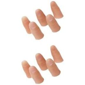 10pcs البشرة السحرية أصابع خدعة نصائح الإبهام مزيفة عرض Prop Prok Magic Magic kits and accessories noverty and gag Games