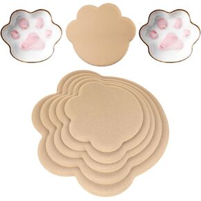 5 PCS Pottery Molds for Ceramic Plates, Clay Drape and Slump Forms, Handbuilding Plate Molds, Brown, DB8-021