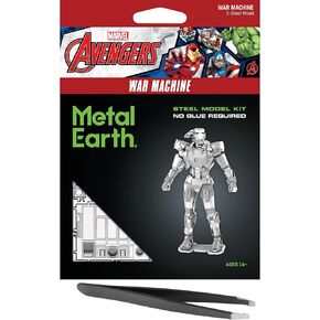 سحر الأرض المعدني Marvel War Machine 3D Metal Model Kit Backle مع ملاقط
