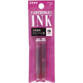 Platinum preppy marker & fountain pen refill خرطوشة - الحبر الوردي - مجموعة من 2 ، 4280219