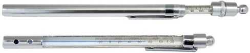 Thermco ACC10033BLSFC Spirit Filled Thermometer, NIST Traceable Factory Certified, -1 to 51°C Range, 0.2°C Division, 76mm Immersion, 400mm Length in Kuwait