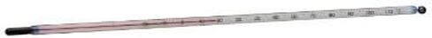 Thermco ACC10033BLSFC Spirit Filled Thermometer, NIST Traceable Factory Certified, -1 to 51°C Range, 0.2°C Division, 76mm Immersion, 400mm Length in Kuwait