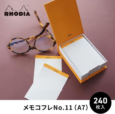 Rhodia cf194052 Notepads with Case, No. 13 (A6), 240 Sheets, 0.2 inch (5 mm) Grid, Glued Type in Saudi Arabia