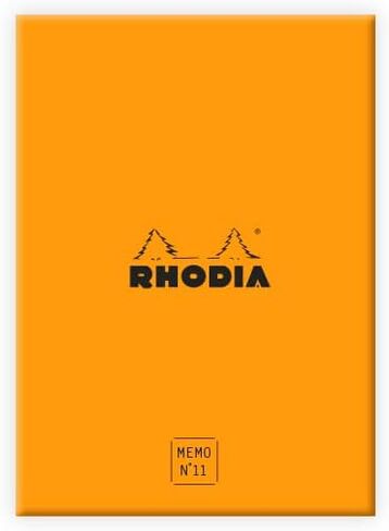 Rhodia cf194052 Notepads with Case, No. 13 (A6), 240 Sheets, 0.2 inch (5 mm) Grid, Glued Type in Saudi Arabia