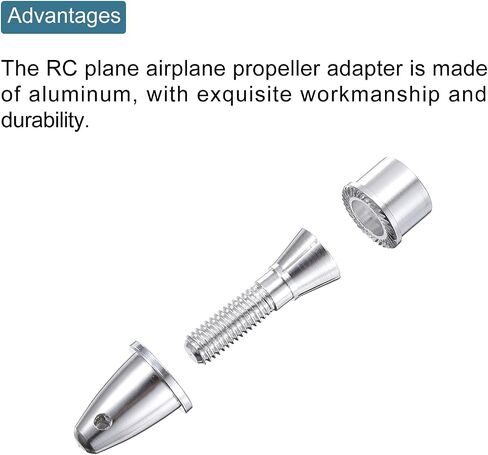 Meccanixity RC Plane Airplane Propeller Adapter ، فتحة 3.17 مم ومحول محول محور محور محور 6 ملم لوحدات تحكم سرعة محرك بدون فرش in Kuwait