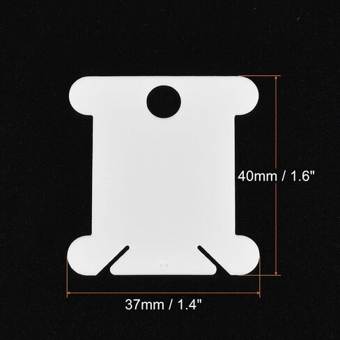 PATIKIL Plastic Floss Bobbins, 100 Pack Thread Cards Cross Cotton for Craft DIY Sewing Storage Case Embroidery, Green in Saudi Arabia