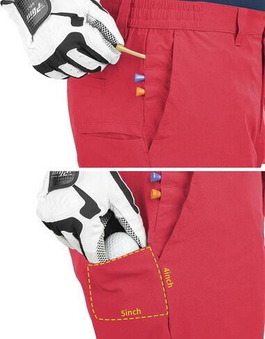 33,000ft Men's Golf Shorts 9" Dry Fit Stretch Golf Short UPF 50+ Lightweight Flat Front Golf Shorts with Pockets in Kuwait