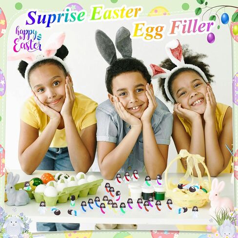 100 PCS Little يسوع شخصيات عيد الفصح من المطاط المصغرة يسوع ألعابًا للاختباء والبحث ، والجيب الصغير المصغر حزبًا دينيًا يفضل هدايا المعمودية الأحد. in Kuwait