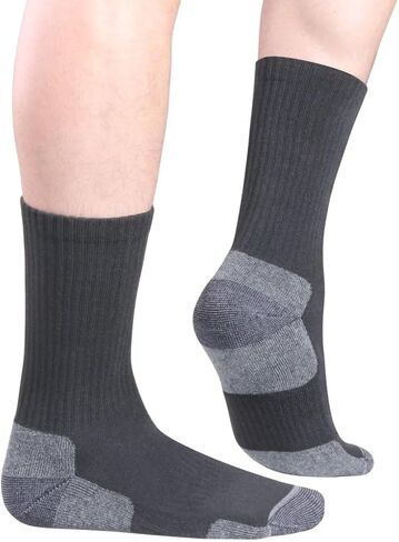 YUEDGE Women's Hiking Socks Moisture Wicking Gym Fitness Athletic Socks Casual Cushion Crew Socks for Women Size 5-12 in Kuwait