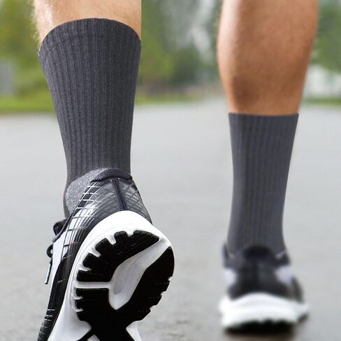 YUEDGE Women's Hiking Socks Moisture Wicking Gym Fitness Athletic Socks Casual Cushion Crew Socks for Women Size 5-12 in Kuwait