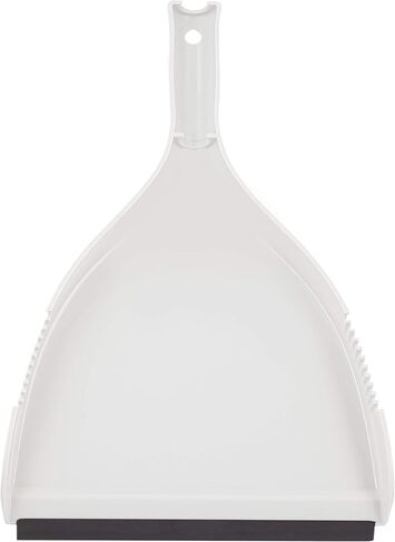 Superio Clip-On Dustpan - Heavy Duty Blue Plastic, Easy Grip Clip On Dust Pan with Rubber Edge, Detailed Sweeping Debris, Fits Standard Brooms Home & Commercial Dusting & Cleaning Tool (1) in Kuwait