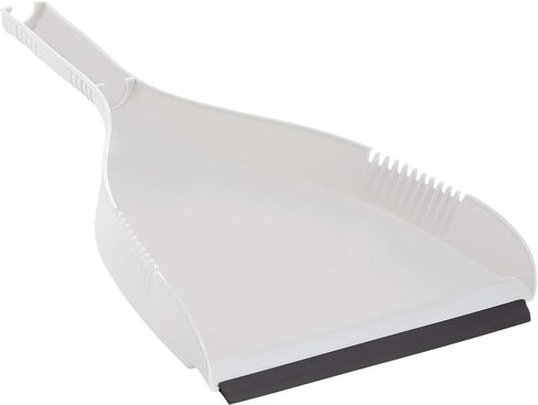 Superio Clip-On Dustpan - Heavy Duty Blue Plastic, Easy Grip Clip On Dust Pan with Rubber Edge, Detailed Sweeping Debris, Fits Standard Brooms Home & Commercial Dusting & Cleaning Tool (1) in Kuwait