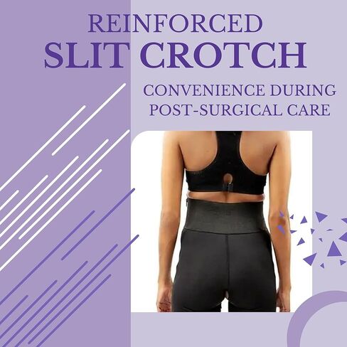 شورت ضاغط بعد الجراحة من ContourMD - منتصف الفخذ، شد البطن 4 بوصة (S4) in Kuwait