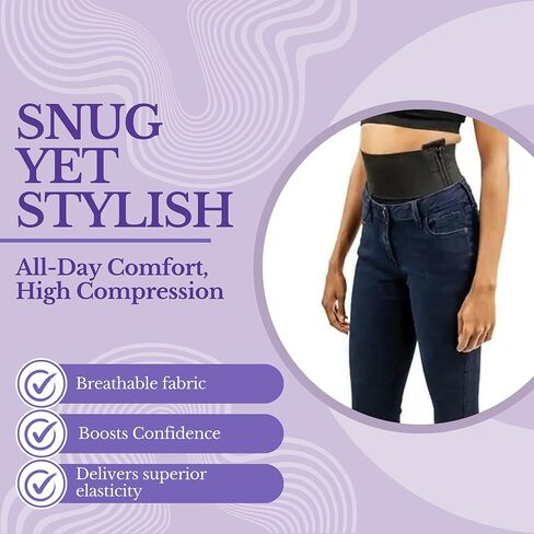 شورت ضاغط بعد الجراحة من ContourMD - منتصف الفخذ، شد البطن 4 بوصة (S4) in Kuwait