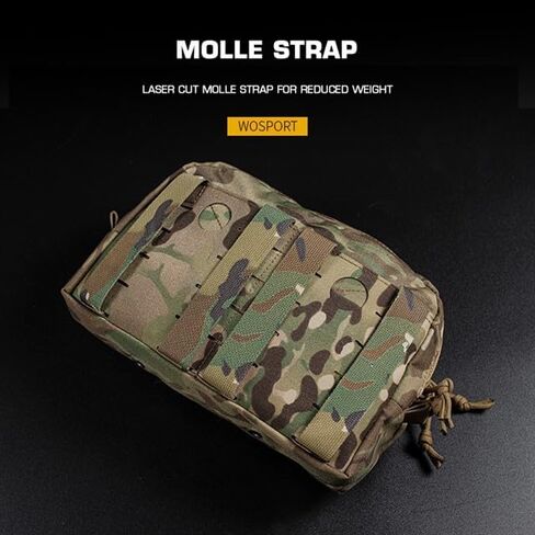 Modular Tactical MOLLE CCS Pouch for Vest Belt Expanded Storage Bag in Kuwait