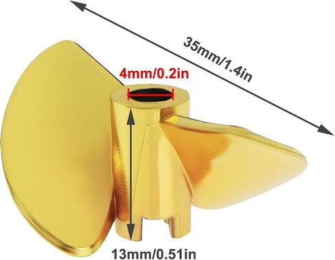 35mm RC Boat 2 Blade Propeller Blade Blades Blades Propermer مع Feilun FT016 FT007 FT012 FT009 FT011 FT010 FT016 (Silver) in Kuwait