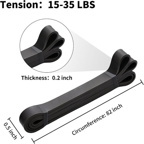 Resistance Bands Set, Pull Up Bands - Workout Bands, Eexercise Bands, Long Resistance Bands Set for Working Out, Fitness, Training, Physical Therapy for Men Women in Saudi Arabia