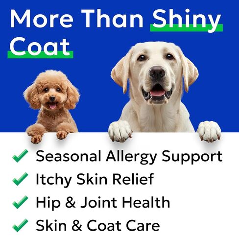 BARK&SPARK Fish Oil for Dogs & Cats - Natural Omega-3 - Skin & Coat Support - Liquid Food Supplement for Pets - Natural EPA + DHA Fatty Acids for Joint Function, Immune & Heart Health 16oz - Sardines in Saudi Arabia