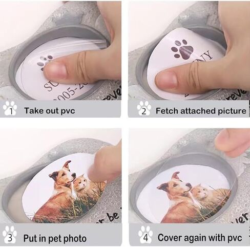 Moodmoon Dog Memorial Gifts for Loss of Dog,Pet Loss Sympathy Gift,Pet Memorial Stone,Dog Cat Passing Away Bereavement Remembrance Gift Basket for Friends Family (Heart) in Kuwait