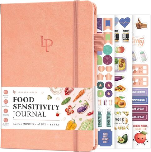Legend Food Sensitivity Journal – Daily Elimination Diet & Health Diary with Symptom Tracker – Book Log for Low Fodmap, Diabetic, Ibs (Aquamarine) in Kuwait