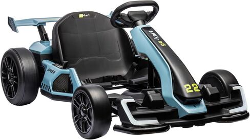 24V Kids Go Kart ، 300 و WAR 300W سيارة الكارت الكهربائية القوية مع مقعد قابل للتعديل ، IDE على لعبة مع 4 سرعة ، البطارية ، وضع الانجراف/الرياضة ، إطارات EVA ، دواسة الفرامل لمدة 6-12 ، روز in Kuwait