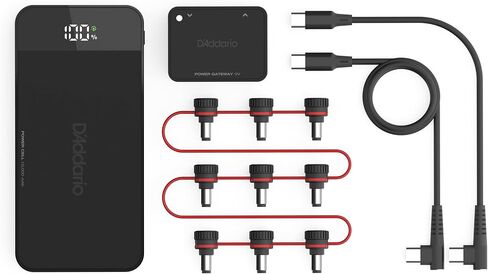 D'Addario Accessories XPND Pedal Power Battery Kit - Guitar Pedal Power Supply - USB Charging Battery with Customizable Daisy Chain in Kuwait