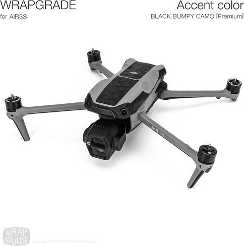 WRAPGRADE Skin Decal Sticker Accent Color Compatible with DJI Air 3S (Racing White) in Saudi Arabia