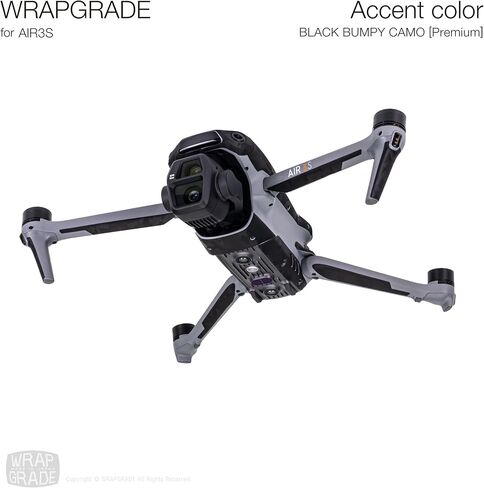 WRAPGRADE Skin Decal Sticker Accent Color Compatible with DJI Air 3S (Racing White) in Saudi Arabia