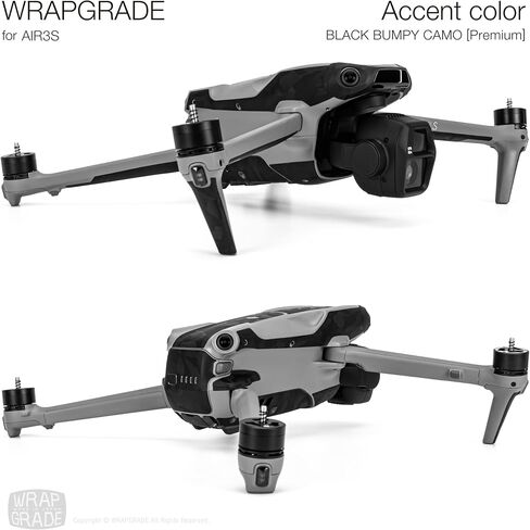 WRAPGRADE Skin Decal Sticker Accent Color Compatible with DJI Air 3S (Racing White) in Saudi Arabia