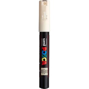 POSCA Marker 1M في العاج ، POSCA أقلام للوازم الفني ، اللوازم المدرسية ، الفن الصخري ، الطلاء النسيج ، علامات النسيج ، قلم الطلاء ، علامات الفن ، علامات POSCA Paint