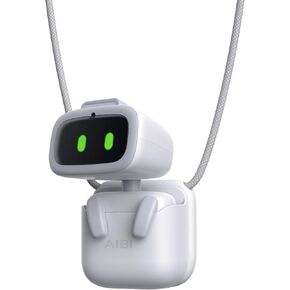 Aibi Pocket Pet - روبوت يمكن ارتداؤه | ChatGpt يعمل على Companion AI مع الأوامر الصوتية ، والتفاعل العاطفي ، والغناء والرقص | يعلق مغناطيسيًا إلى أي مكان | محمولة فائقة