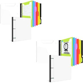 Infun All-in-One Telescoping Binder Notebook -160 سعة الورقة + الكل في واحد من Telescoping Binder Notebook-225 سعة ورقة