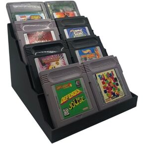 Gameboy Cartridge Display Stand For Original و Gameboy Color Games ، منظم تخزين 8 فتح