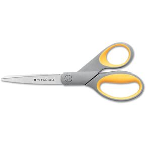 Westcott 13529 Titanium مقص مستعبدين ، 8 بوصات مستقيمة