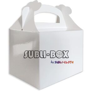 Subi-Box Cardboard Sublimation Plister Pack 20 وحدة من Subi-Cloth