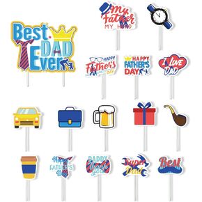 36 PCS Happy Mother's Cupcake Topcake Decorations-Mom I Love You شكرًا أمي