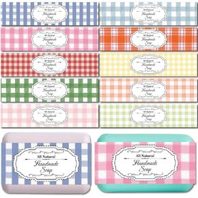 Creatcabin 100 pcs زهرة الصابون غلاف 10 أنماط الخطوط رسم نباتات الرسم صابون الشريط الأكمام العلامة العمودي الأكمام مع الغشاء tector