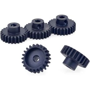 M1 Metal Steel Pinion Gear 5mm رمح 1/8 RC Car Car Brushless Motor Gears مجموعة التحرير والسرد (22T 23T 24T 25T 26T)