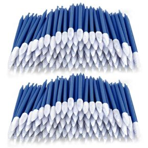 Wellgler's Electronics Cleaning swabs,Sponge tip swabs,Detail swabs lint-Free Foam swabs (200pcs Navy Blue)
