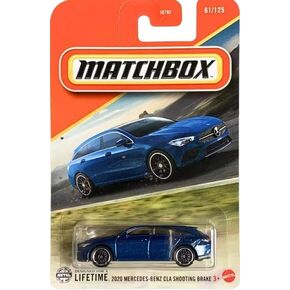 Matchbox 1:64 Scale Diecast Mercedes-Benz CLA Shooting Brake, Blue, 61/125, 2020