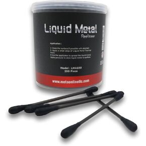 Liquid Metal Applicator 200 Pieces - Meta Online - Easy Spreadability - for All Devices PS5, Xbox, CPU, GPU