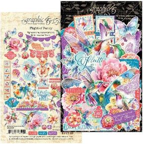 Graphic 45- Ephemera Assortment- Flight of Fancy, 4502857, 1